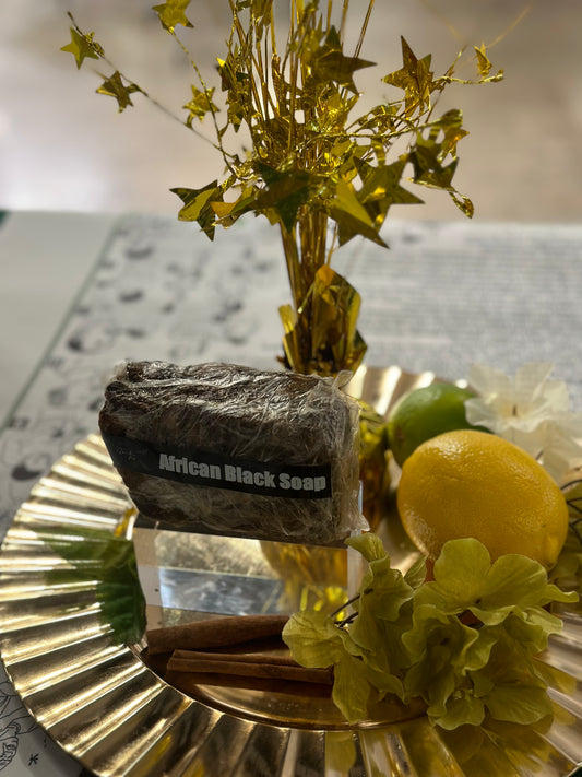 Raw African Black Soap